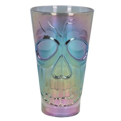 Műanyag pohár - Csontvázas, irizáló, 600 ml