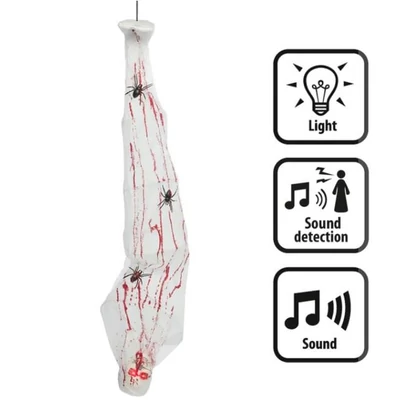 Véres-pókos múmia, 165 cm