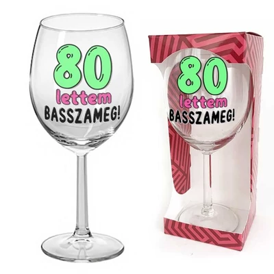 Borospohár 80 lettem