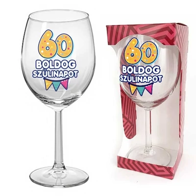 Borospohár 60. Boldog Szülinapot