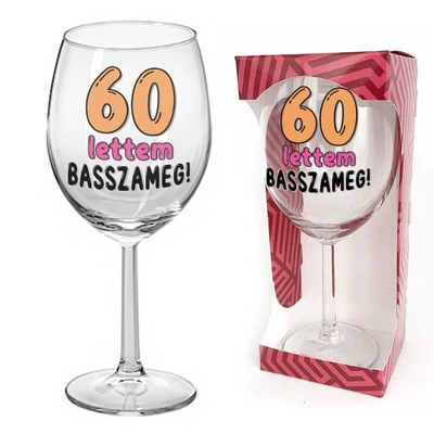 Borospohár 60 lettem
