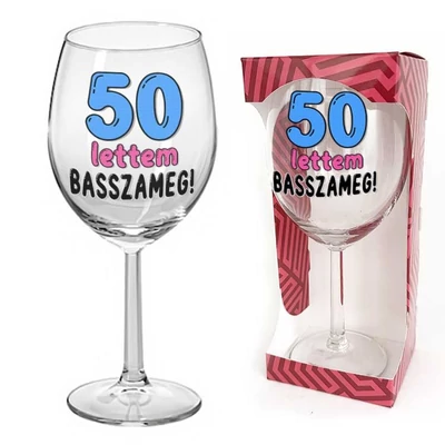 Borospohár 50 lettem