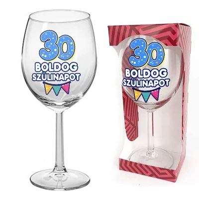 Borospohár 30. Boldog Szülinapot
