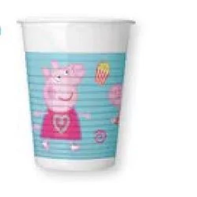 Peppa malac Messy Play műanyag pohár 8 db-os 200 ml