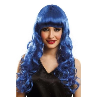 Paróka - kék, extra hosszú