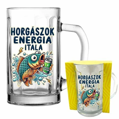 Vicces söröskorsó - Horgászok energia itala