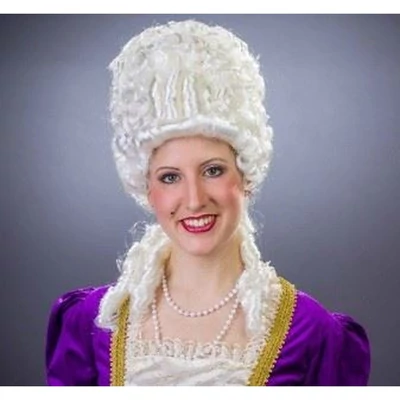 Paróka - barokk, fehér