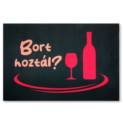 Lábtörlő - Bort hoztál?