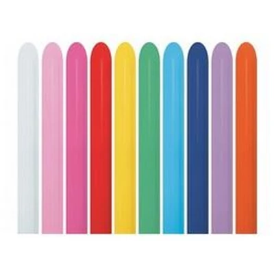 Színes Kukac Lufi Csomag, normál, 20 db-os