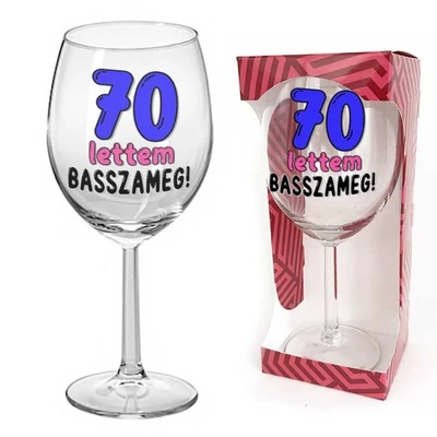 Borospohár 70 lettem