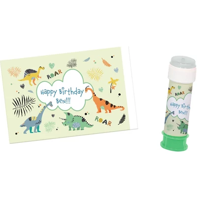 Dinoszaurusz matrica, feliratozható