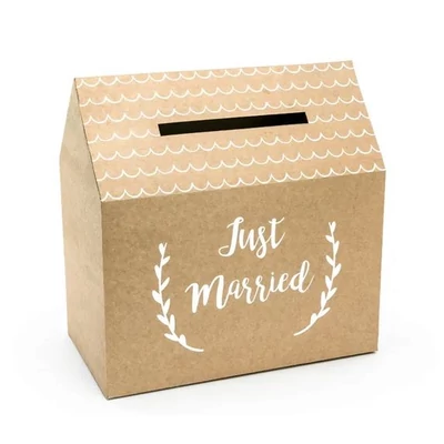 Esküvői gyűjtődoboz, 30x30,5x16,5 cm