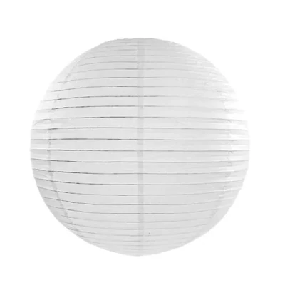 Papír lampion - fehér, 35 cm