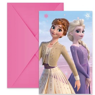 Party meghívó - Jégvarázs, 6 darab