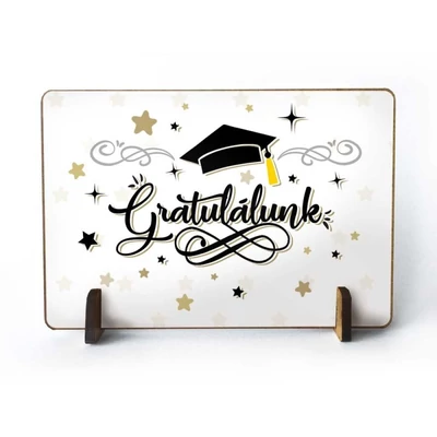 Kis fa tábla - Gratulálunk