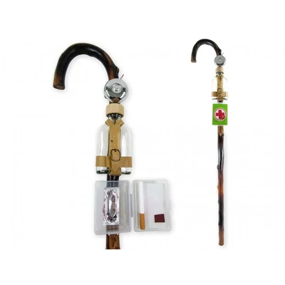 Csengős bot - elsősegély dobozzal, flaskával