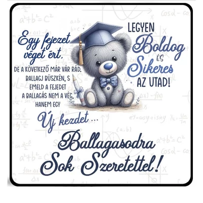 Hűtőmágnes - Legyen boldog és sikeres