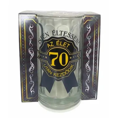 Születésnapi söröskorsó 70