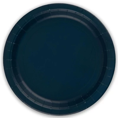 Tengerészkék papírtányér 8db-os, 23cm