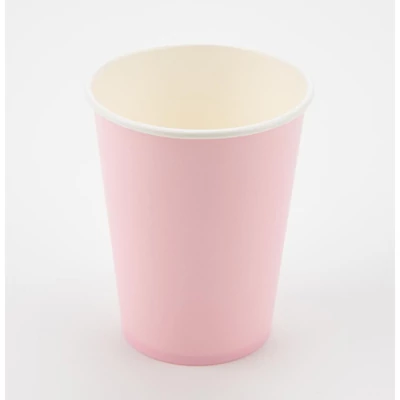 Világos rózsaszín papírpohár 2,5dl 8db-os
