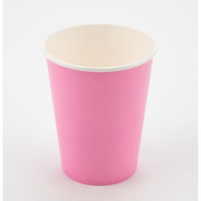 Pink papírpohár 2,5dl, 8db-os
