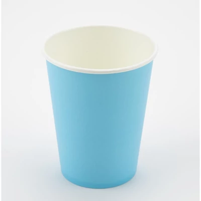 Világoskék papírpohár 2,5dl, 8db-os