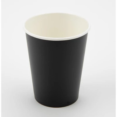 Fekete papírpohár 2,5dl, 8db-os