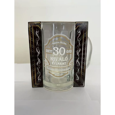 Születésnapi söröskorsó 30