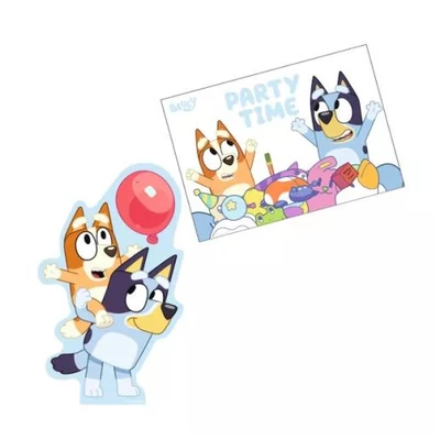 Bluey Joke Party meghívó 8 db-os