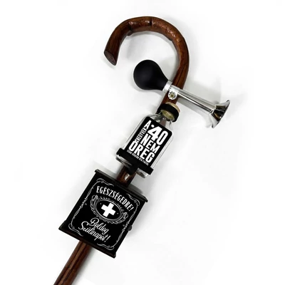 Sétabot - Dudás Sétabot - Dudás Kampósbot - A 40 nem öreg - 40. Szülinapi Ajándék