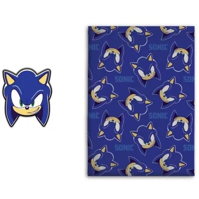 Sonic a sündisznó Spin Dash polár takaró és forma párna szett