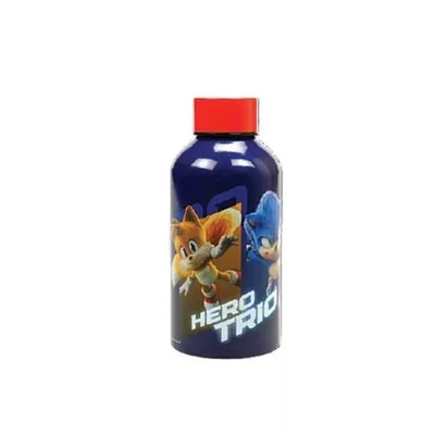 Sonic a sündisznó Hero Trio alumínium kulacs csavaros kupakkal 500 ml