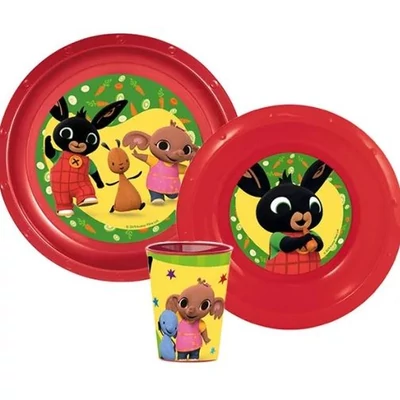 Bing Waving étkészlet, műanyag szett