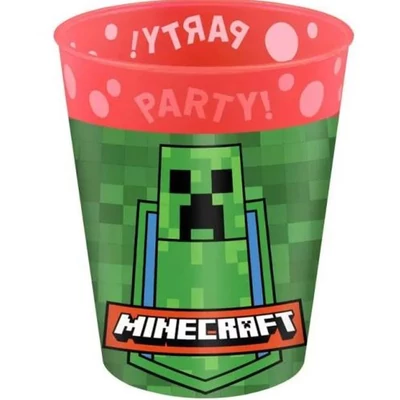 Minecraft Party micro prémium műanyag pohár szett 4 db-os 250 ml