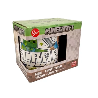 Minecraft Explore More porcelán bögre 235 ml (8 oz) Díszdobozban