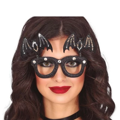 Denevér szemüveg, glitteres