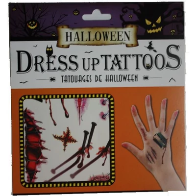 Halloween tetoválás, szög