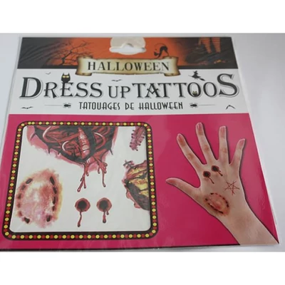 Halloween tetoválás, harapás