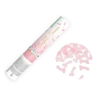 Konfetti péniszekkel, világos rózsaszín - 20 cm