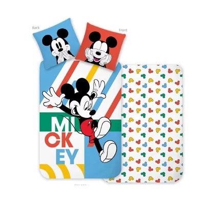 Disney Mickey Jump ágyneműhuzat 140×200cm, 70×90 cm