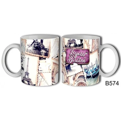 Bögre - Legjobb barátnő bélyeges