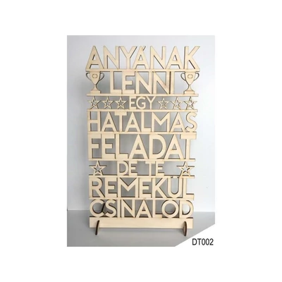 Dekor tábla - Anyának lenni