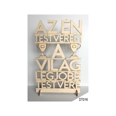 Dekor tábla - Az én testvérem