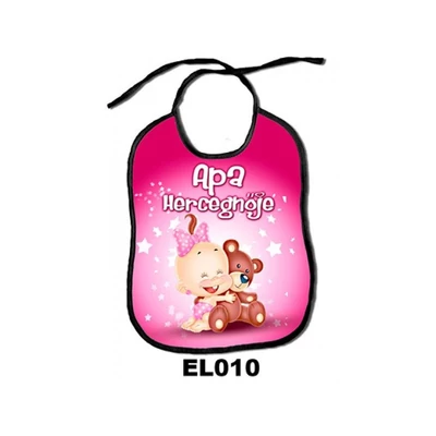 Előke 26 cm x 32,5 cm - Apa hercegnője – Ajándék kisbabáknak