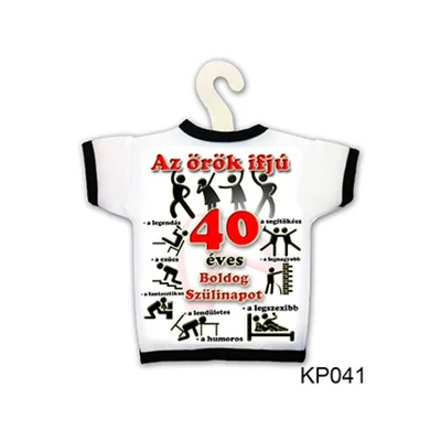 Üvegpóló - Örök 40