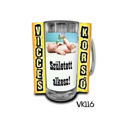 Sörös korsó - Született alkesz korsó