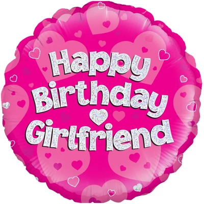 Fólia lufi - Happy Birthday Girlfriend