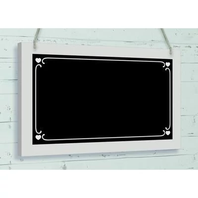 Fa Tábla - Szívekkel,Fekete