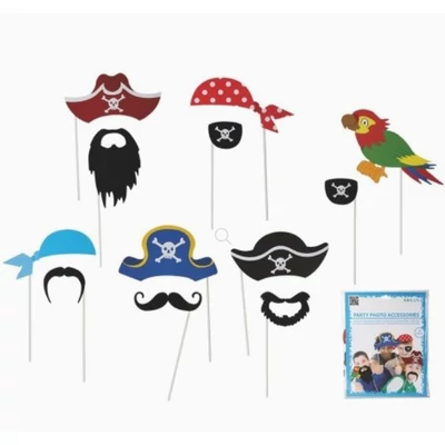 Party fotó kiegészítő - Kalózos - 12 darabos szett