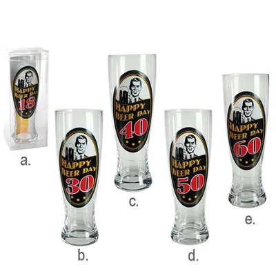 Számos - Happy Beer Day - Feliratú Sörös Pohár